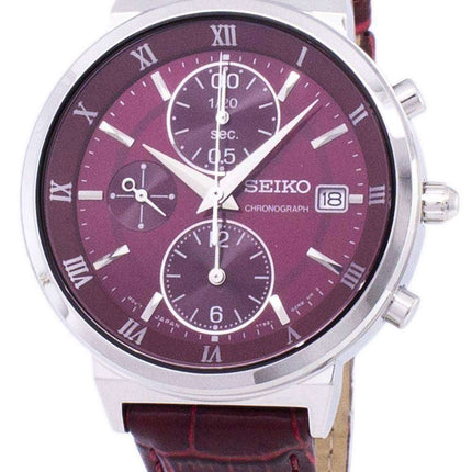 Seiko Chronograph Quartz SNDV37 SNDV37P1 SNDV37P Women's Watch