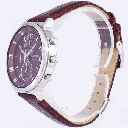Seiko Chronograph Quartz SNDV37 SNDV37P1 SNDV37P Women's Watch