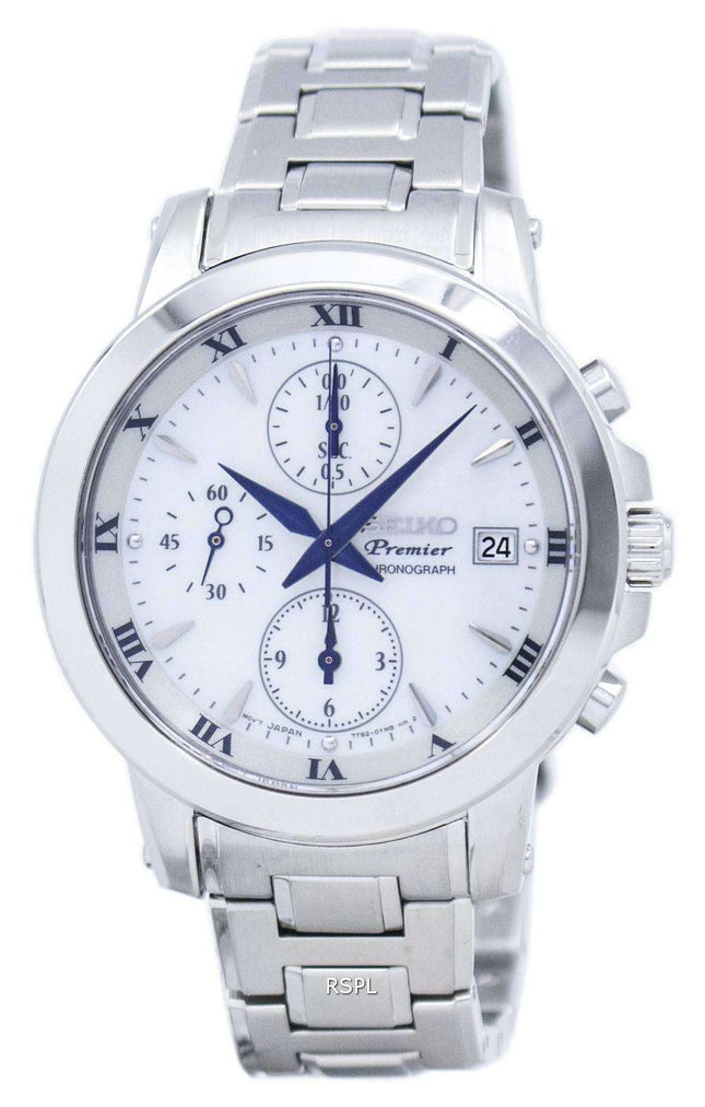 Seiko Premier Chronograph Quartz SNDV71 SNDV71P1 SNDV71P Women's Watch