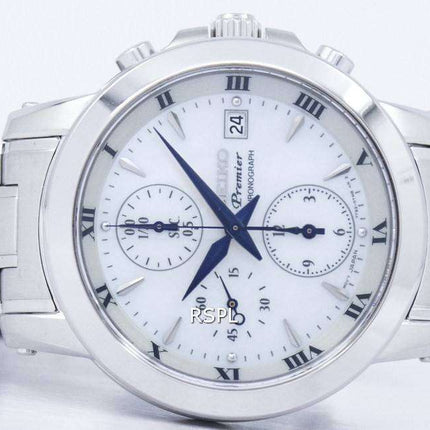 Seiko Premier Chronograph Quartz SNDV71 SNDV71P1 SNDV71P Women's Watch