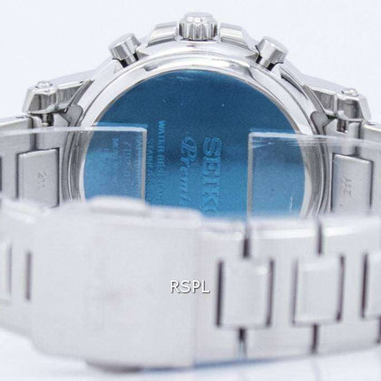 Seiko Premier Chronograph Quartz SNDV71 SNDV71P1 SNDV71P Women's Watch