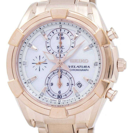 Seiko Velatura Chronograph Quartz SNDW10 SNDW10P1 SNDW10P Women's Watch
