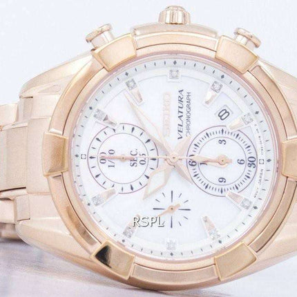 Seiko Velatura Chronograph Quartz SNDW10 SNDW10P1 SNDW10P Women's Watch