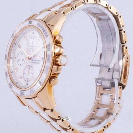 Seiko Sportura Chronograph Quartz SNDW98 SNDW98P1 SNDW98P Women's Watch