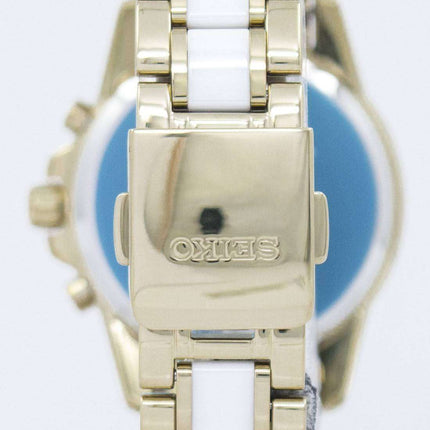 Seiko Sportura Chronograph Quartz Tachymeter SNDX02 SNDX02P1 SNDX02P Women's Watch