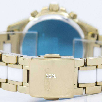 Seiko Sportura Chronograph Quartz Tachymeter SNDX02 SNDX02P1 SNDX02P Women's Watch