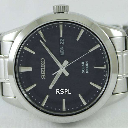 Seiko Solar Powered 100M SNE363P1 SNE363P SNE363 Mens Watch