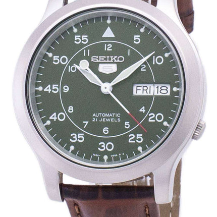 Seiko 5 Military SNK805K2-SS2 Automatic Brown Leather Strap Men's Watch