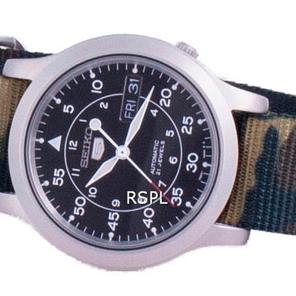 Seiko 5 Military SNK809K2-var-NATOS18 Automatic Nylon Strap Men's Watch