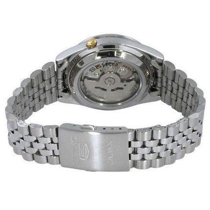 Seiko 5 Jubilee Bracelet White Dial 21 Jewels Automatic SNKF77J1 Mens Watch