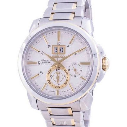 Seiko Premier Kinetic Perpetual SNP166 SNP166P1 SNP166P Quartz 100M Men's Watch