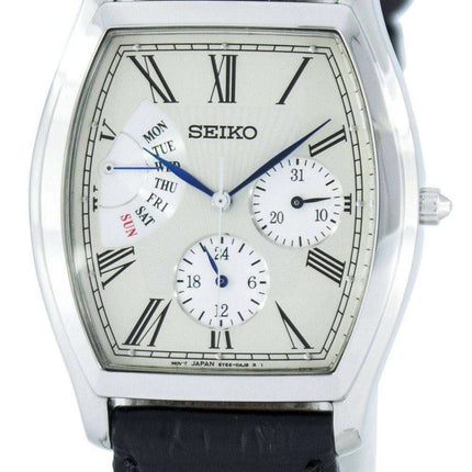 Seiko Retrograde Quartz SNT015 SNT015P1 SNT015P Men's Watch