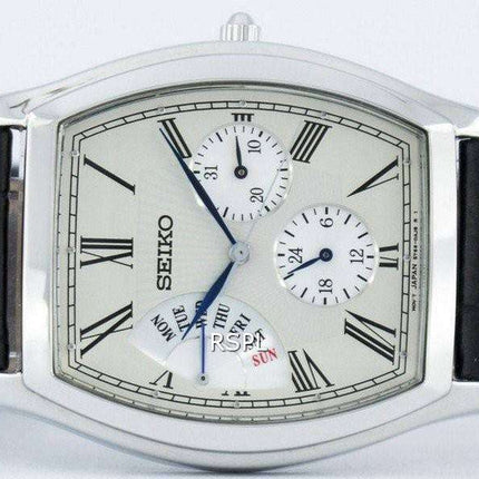 Seiko Retrograde Quartz SNT015 SNT015P1 SNT015P Men's Watch