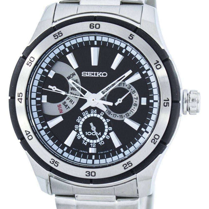 Seiko Retrograde Quartz SNT019 SNT019P1 SNT019P Men's Watch