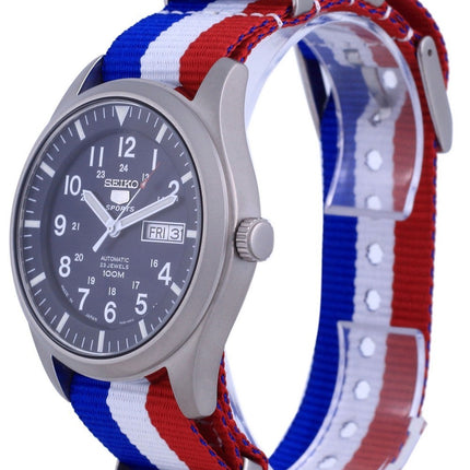 Seiko 5 Sports Automatic Polyester SNZG11J1-var-NATO25 100M Mens Watch