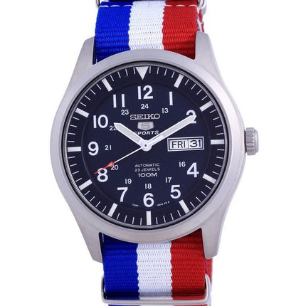 Seiko 5 Sports Automatic Polyester SNZG11K1-var-NATO25 100M Mens Watch