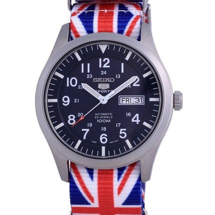 Seiko 5 Sports Automatic Polyester SNZG11K1-var-NATO28 100M Mens Watch