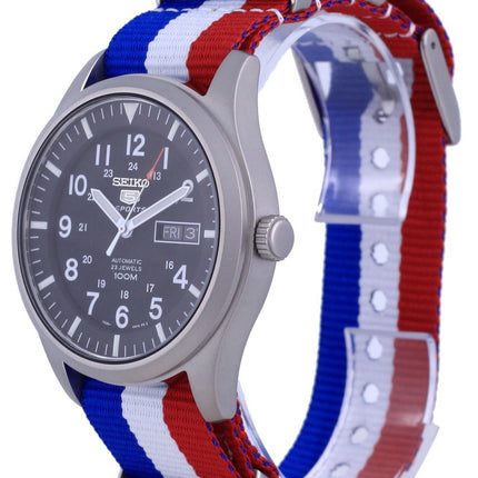 Seiko 5 Sports Automatic Polyester SNZG15K1-var-NATO25 100M Mens Watch