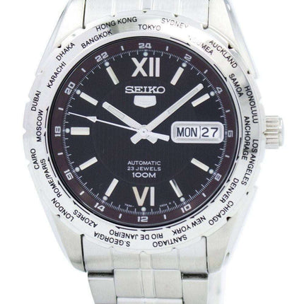 Seiko Automatic Sports World Timer SNZG59 SNZG59K1 SNZG59K Men's Watch