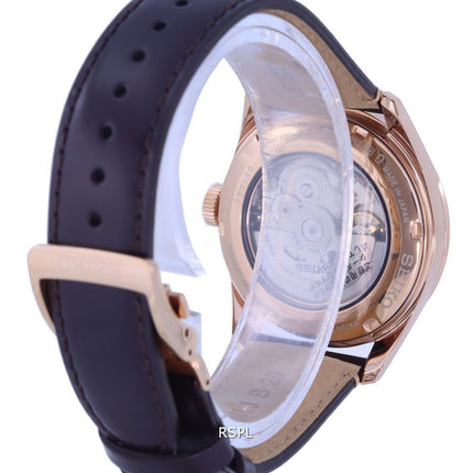 Seiko Presage Sharp Edge Brown Dial Automatic SPB170 SPB170J1 SPB170J 100M Men's Watch