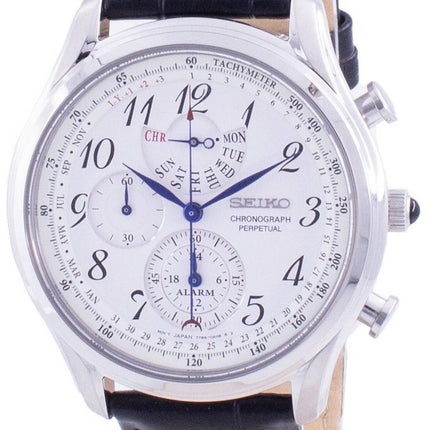 Seiko Chronograph Perpetual SPC253 SPC253P1 SPC253P Quartz Tachymeter Men's Watch