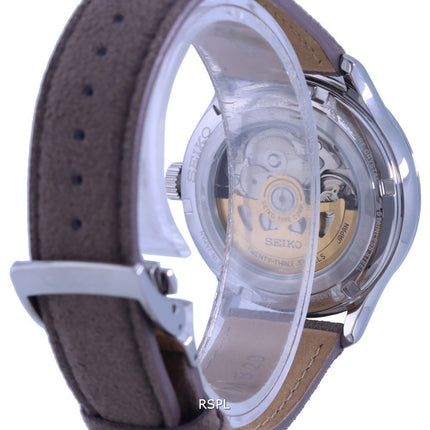 Seiko Presage Zen Garden White Dial Leather Strap Automatic SRPG25 SRPG25J1 SRPG25J Men's Watch