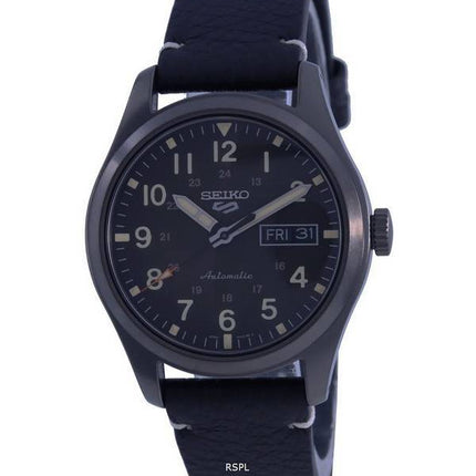Seiko 5 Sports Field Collection Brown Dial Leather Strap Automatic SRPG41 SRPG41K1 SRPG41K 100M Men's Watch