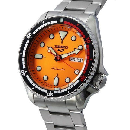 Seiko 5 Sports SKX 55th Anniversary Limited Edition Orange Dial 24 Jewels Automatic SRPK07J1 100M Mens Watch