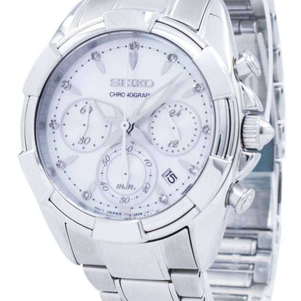 Seiko Chronograph Quartz SRW807 SRW807P1 SRW807P Women's Watch