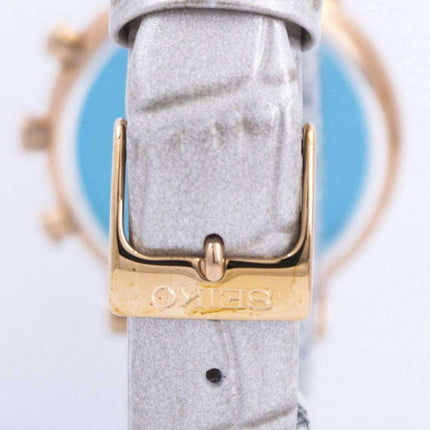 Seiko Chronograph Quartz Crystals SRW834 SRW834P1 SRW834P Womens Watch