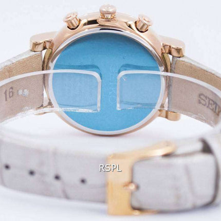 Seiko Chronograph Quartz Crystals SRW834 SRW834P1 SRW834P Womens Watch