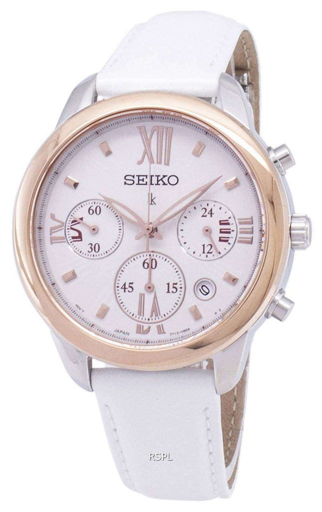 Seiko Lukia Chronograph Quartz SRWZ84 SRWZ84P1 SRWZ84P Women's Watch