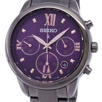 Seiko Lukia Chronograph Quartz SRWZ86 SRWZ86P1 SRWZ86P Women's Watch