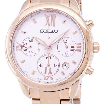 Seiko Lukia Chronograph Quartz SRWZ88 SRWZ88P1 SRWZ88P Women's Watch