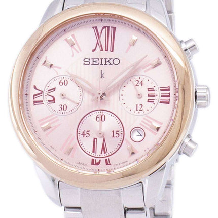 Seiko Lukia Chronograph Quartz SRWZ90 SRWZ90P1 SRWZ90P Women's Watch