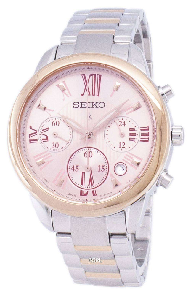 Seiko Lukia Chronograph Quartz SRWZ90 SRWZ90P1 SRWZ90P Women's Watch