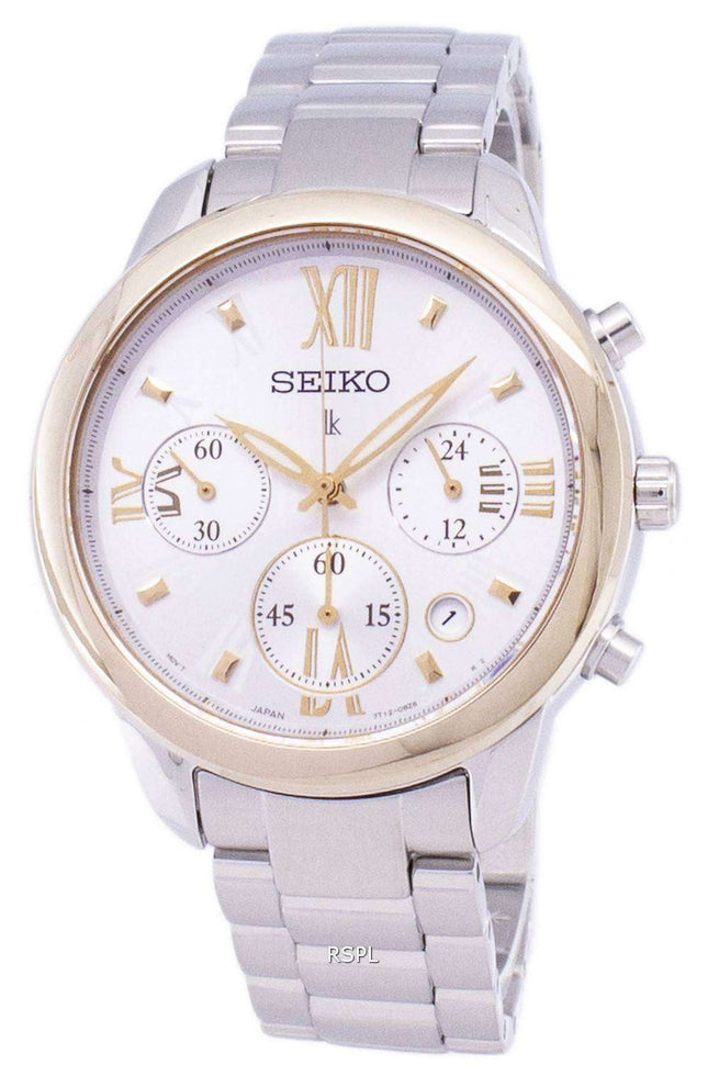 Seiko Lukia Chronograph Quartz SRWZ92 SRWZ92P1 SRWZ92P Women's Watch