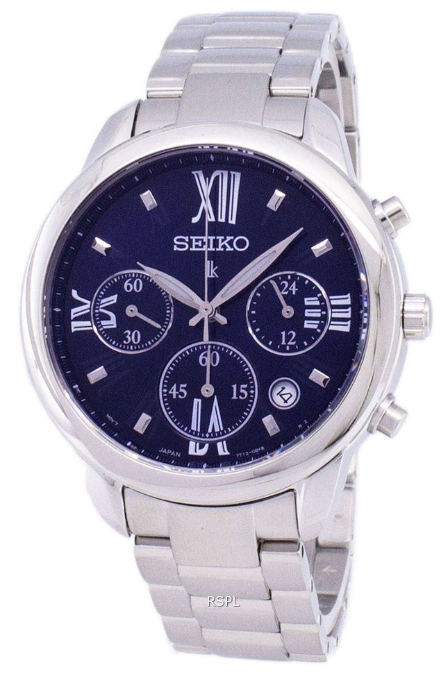 Seiko Lukia Chronograph Quartz SRWZ95 SRWZ95P1 SRWZ95P Women's Watch