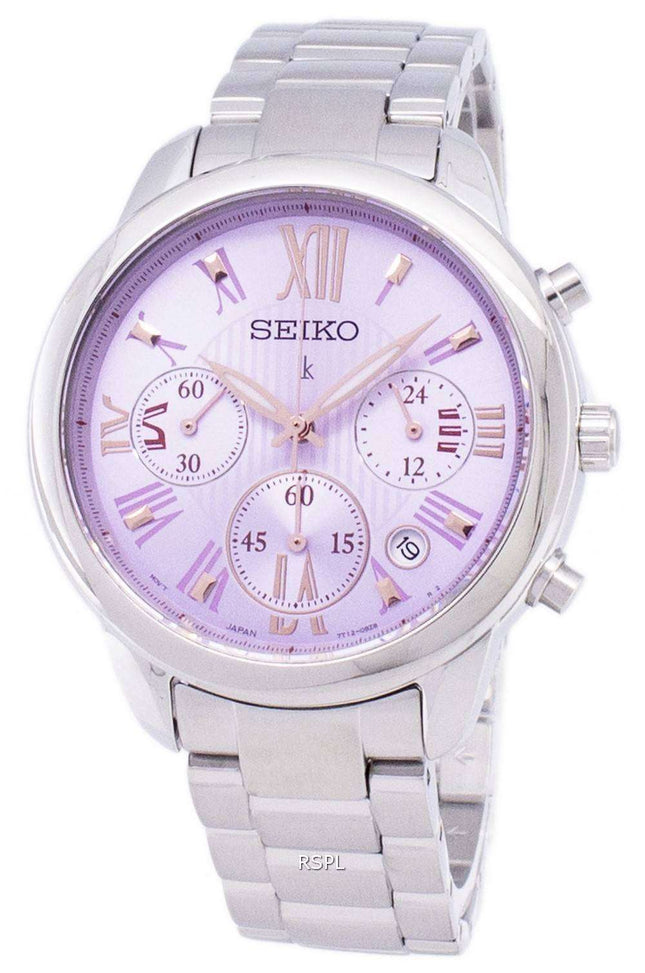 Seiko Lukia Chronograph Quartz SRWZ97 SRWZ97P1 SRWZ97P Women's Watch