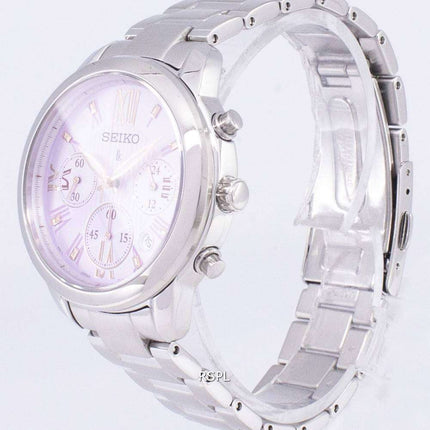 Seiko Lukia Chronograph Quartz SRWZ97 SRWZ97P1 SRWZ97P Women's Watch