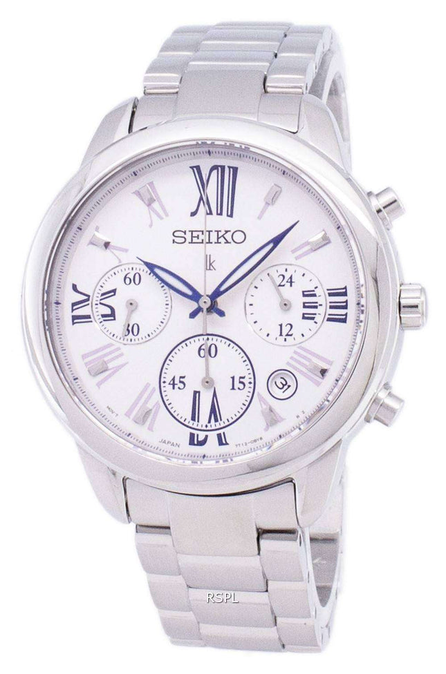 Seiko Lukia Chronograph Quartz SRWZ99 SRWZ99P1 SRWZ99P Women's Watch