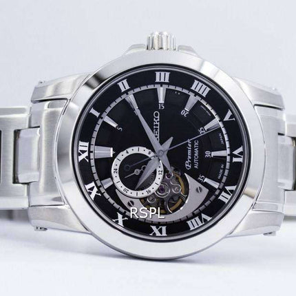 Seiko Premier Automatic 24 Jewels Open Heart Japan Made SSA215 SSA215J1 SSA215J Mens Watch
