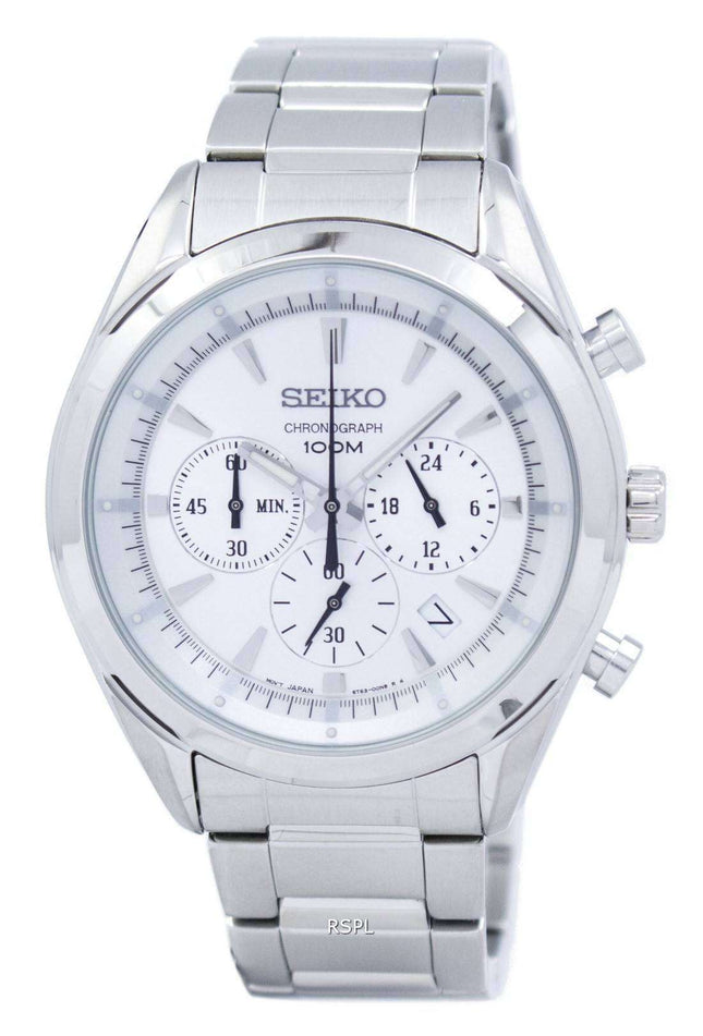 Seiko Chronograph Quartz SSB085 SSB085P1 SSB085P Men's Watch