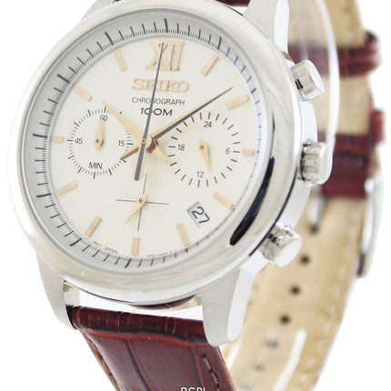 Seiko Chronograph 100M SSB143P1 SSB143P Mens Watch