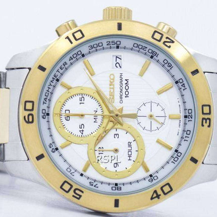 Seiko Chronograph Quartz Tachymeter SSB188 SSB188P1 SSB188P Men's Watch