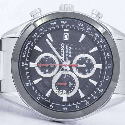 Seiko Chronograph Quartz Tachymeter SSB201 SSB201P1 SSB201P Men's Watch