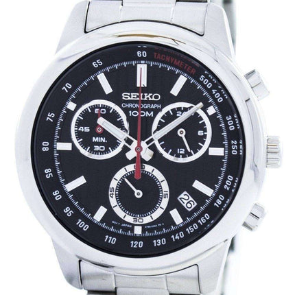 Seiko Sports Chronograph Quartz Tachymeter SSB205 SSB205P1 SSB205P Men's Watch