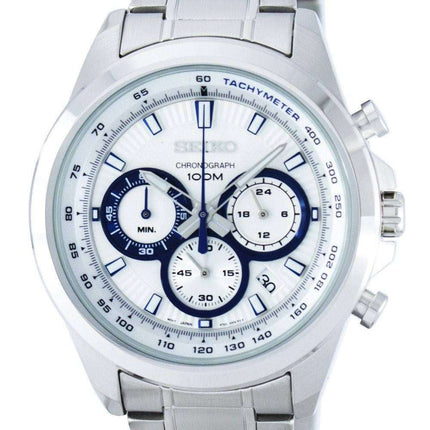 Seiko Chronograph Quartz Tachymeter SSB239 SSB239P1 SSB239P Men's Watch