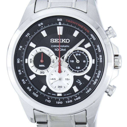 Seiko Chronograph Quartz Tachymeter SSB241 SSB241P1 SSB241P Men's Watch
