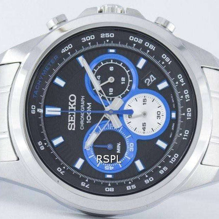 Seiko Chronograph Quartz Tachymeter SSB243 SSB243P1 SSB243P Men's Watch